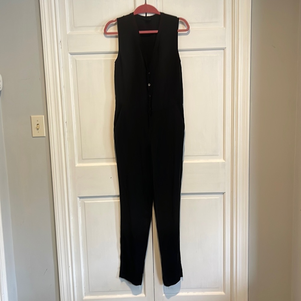 Black size 2 theory jump suit